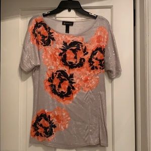INC sequin top